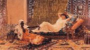 Frederick Goodall A New Light in the Harem oil on canvas